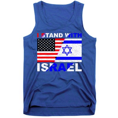 I Stand With Israel Pray For Israel Us Israel Flag Tank Top