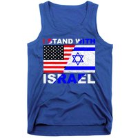 I Stand With Israel Pray For Israel Us Israel Flag Tank Top