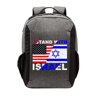 I Stand With Israel Pray For Israel Us Israel Flag Vector Backpack