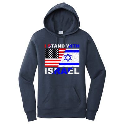 I Stand With Israel Pray For Israel Us Israel Flag Women's Pullover Hoodie