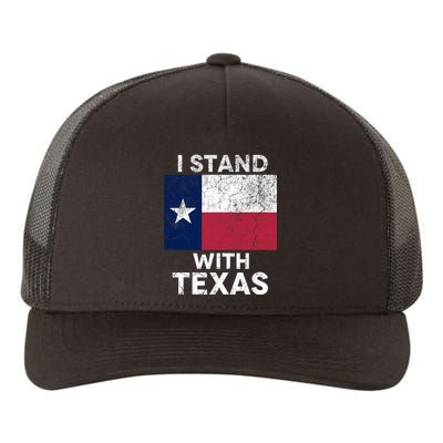 I Stand With Texas Yupoong Adult 5-Panel Trucker Hat