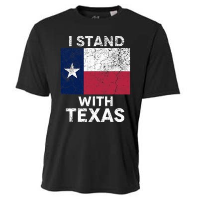 I Stand With Texas Cooling Performance Crew T-Shirt