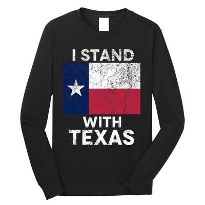 I Stand With Texas Long Sleeve Shirt