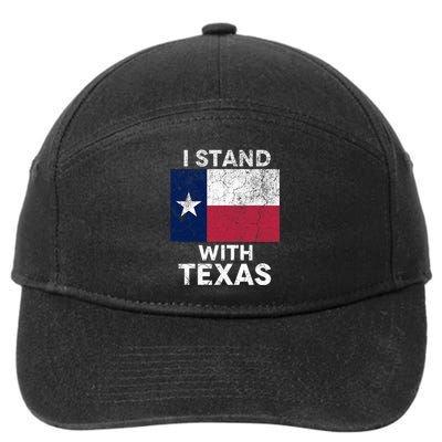 I Stand With Texas 7-Panel Snapback Hat