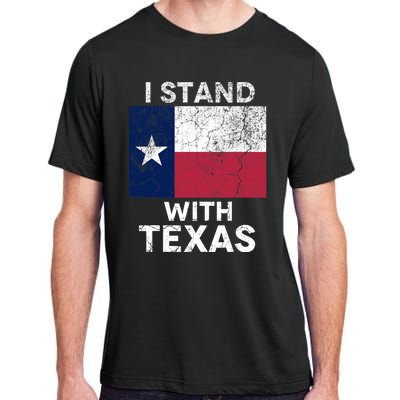 I Stand With Texas Adult ChromaSoft Performance T-Shirt