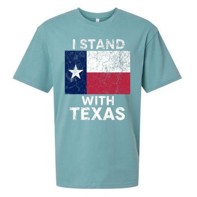 I Stand With Texas Sueded Cloud Jersey T-Shirt