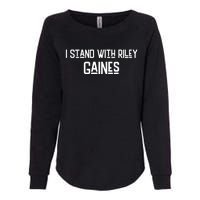 I Stand With Riley Gaines Womens California Wash Sweatshirt