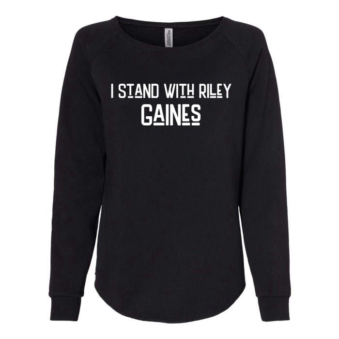 I Stand With Riley Gaines Womens California Wash Sweatshirt