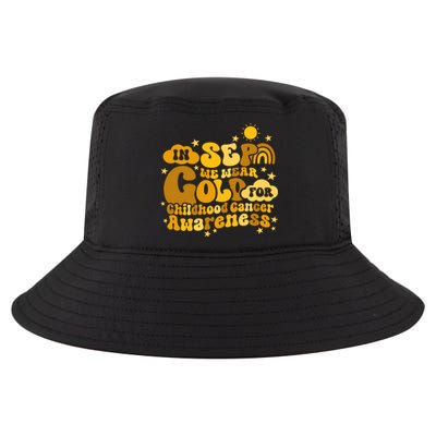 In September We Wear Gold  Childhood Cancer Awareness Cool Comfort Performance Bucket Hat