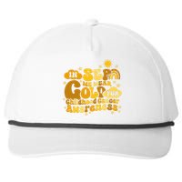 In September We Wear Gold  Childhood Cancer Awareness Snapback Five-Panel Rope Hat