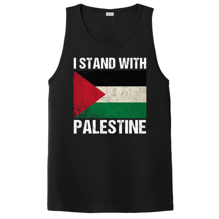 I Stand With Palestine For Their Freedom Us Palestine Flag PosiCharge Competitor Tank