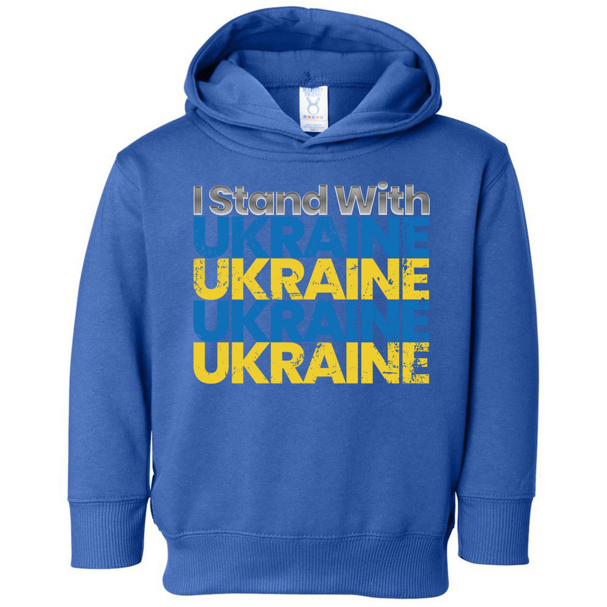 I Stand With Ukraine Ukrainian Flag Ukrainians Gift Toddler Hoodie