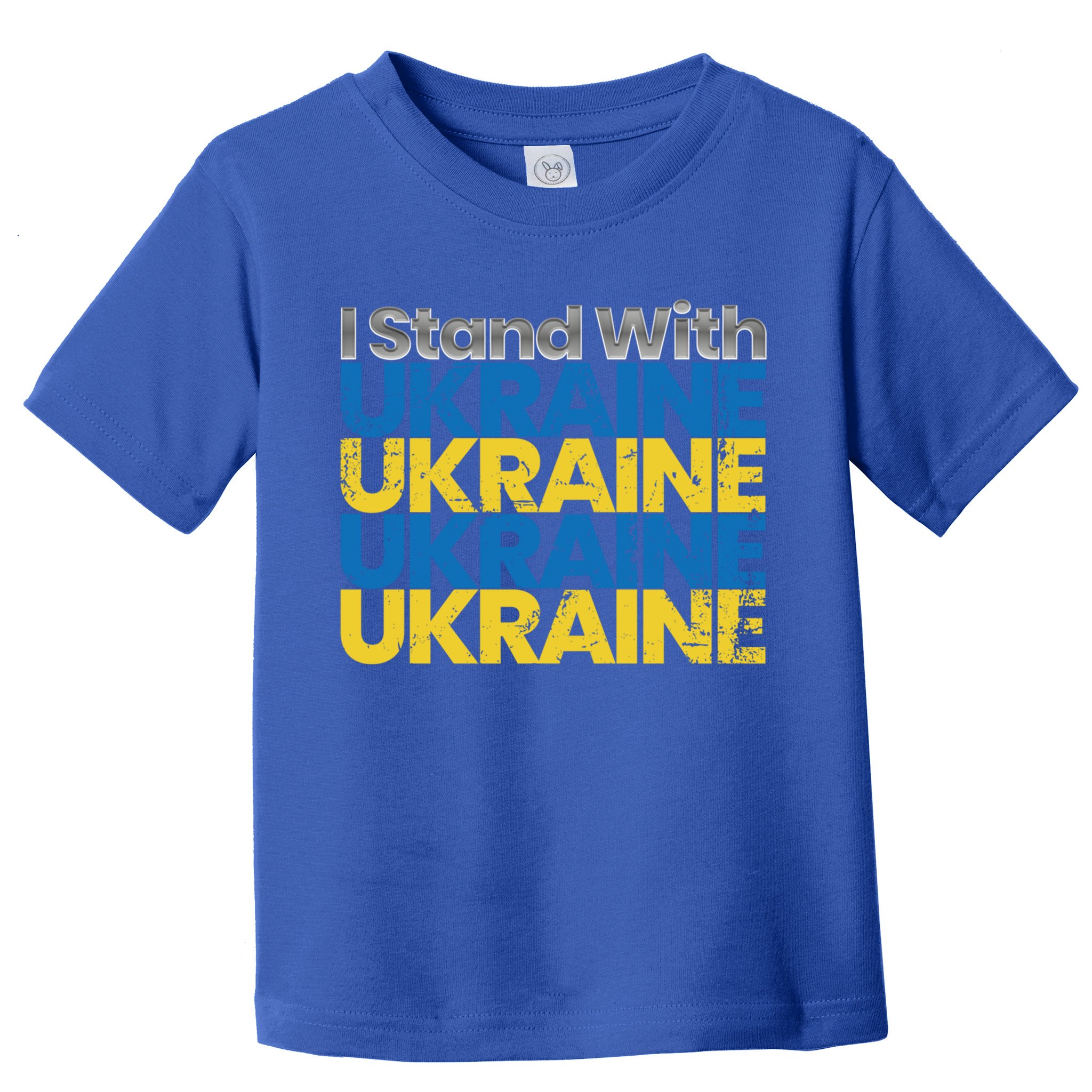 I Stand With Ukraine Ukrainian Flag Ukrainians Gift Toddler T-Shirt