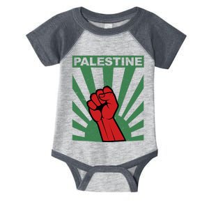 I Stand With Palestine For Their Freedom Free Palestine Infant Baby Jersey Bodysuit