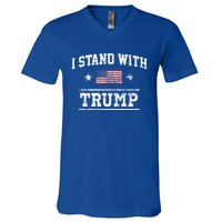 I Stand With Trump Cool Gift V-Neck T-Shirt