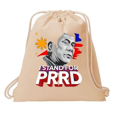 I Stand With PRRD I'm Not Filipino For Nothing Free PRRD Drawstring Bag