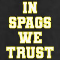 In Spags We Trust 7 Panel Mesh Trucker Snapback Hat