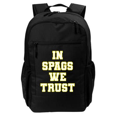 In Spags We Trust Backpack