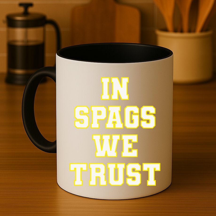 In Spags We Trust Mug