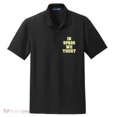In Spags We Trust Dry Zone Grid Polo
