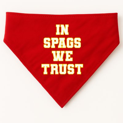 In Spags We Trust USA-Made Doggie Bandana