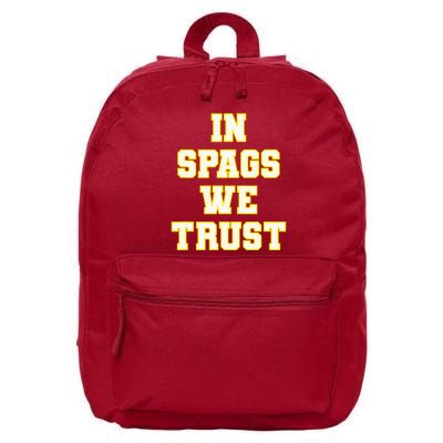In Spags We Trust 16 in Basic Backpack