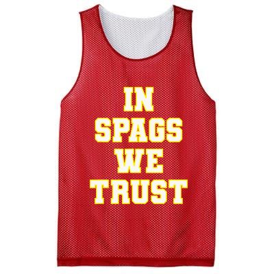 In Spags We Trust Mesh Reversible Basketball Jersey Tank