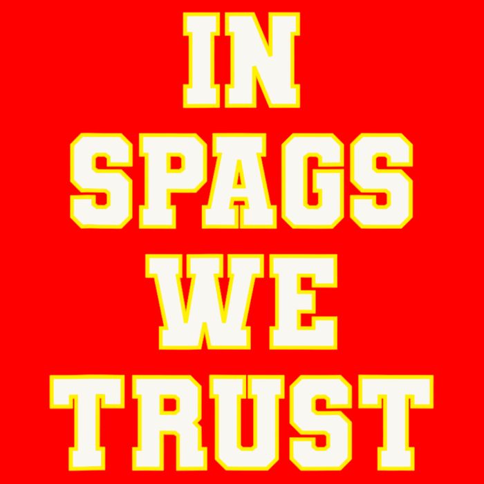 In Spags We Trust Golf Towel
