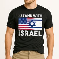 I Stand With Israel Pray For Israel US and Israel Flag Cooling Performance Crew T-Shirt