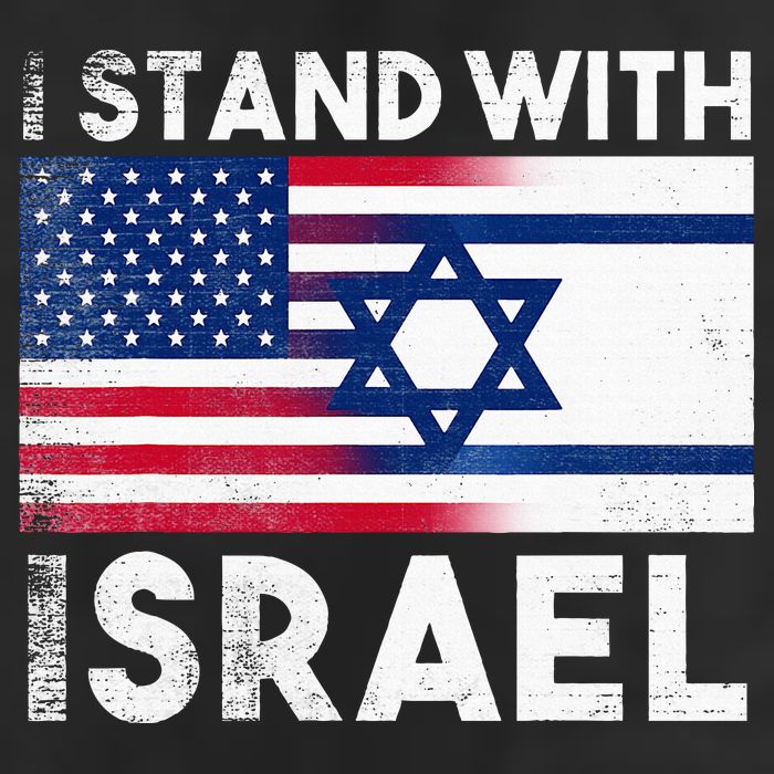 I Stand With Israel Pray For Israel US and Israel Flag 11oz C Handle Ceramic Mug