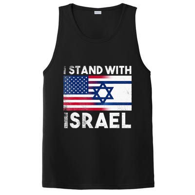 I Stand With Israel Pray For Israel US and Israel Flag PosiCharge Competitor Tank
