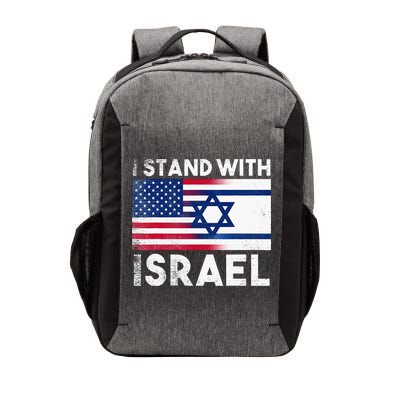 I Stand With Israel Pray For Israel US and Israel Flag Vector Backpack