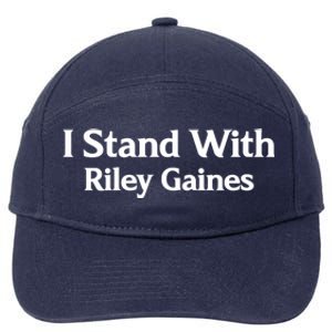 I Stand With Riley Gaines 7-Panel Snapback Hat