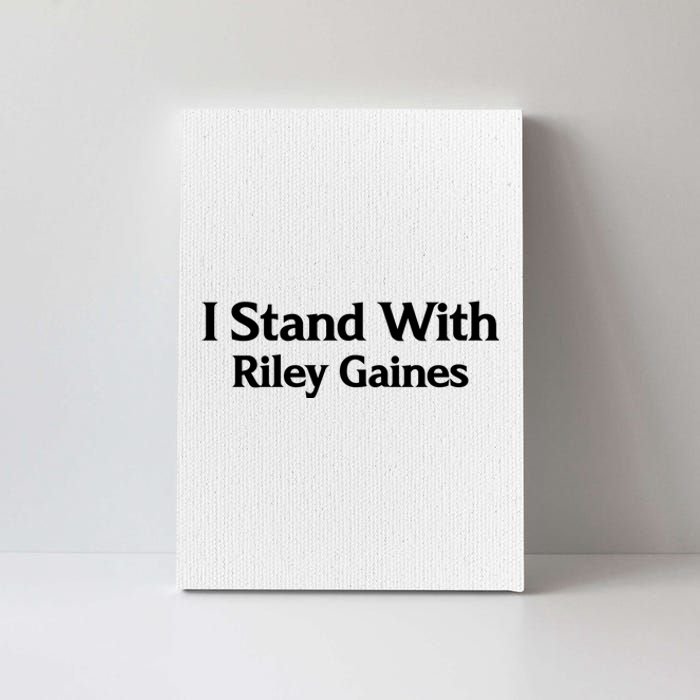 I Stand With Riley Gaines Canvas