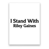 I Stand With Riley Gaines Poster