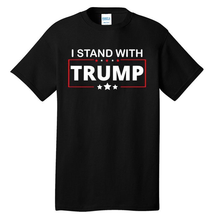 I Stand With Trump Tall T-Shirt