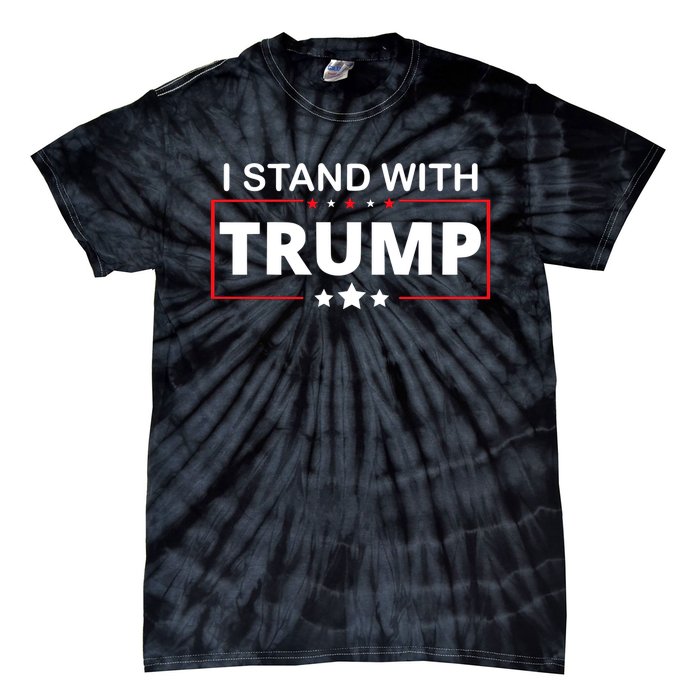 I Stand With Trump Tie-Dye T-Shirt