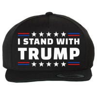 i stand with trump Wool Snapback Cap