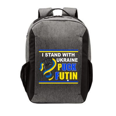 I Stand With Ukraine Puck Futin (Putin) Vector Backpack