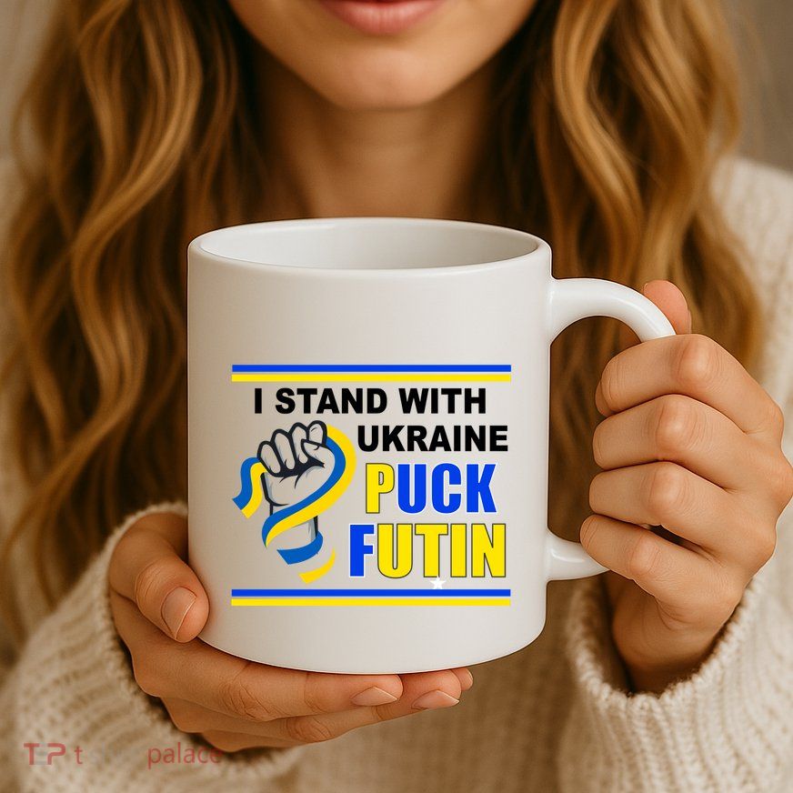 I Stand With Ukraine Puck Futin (Putin) Mug