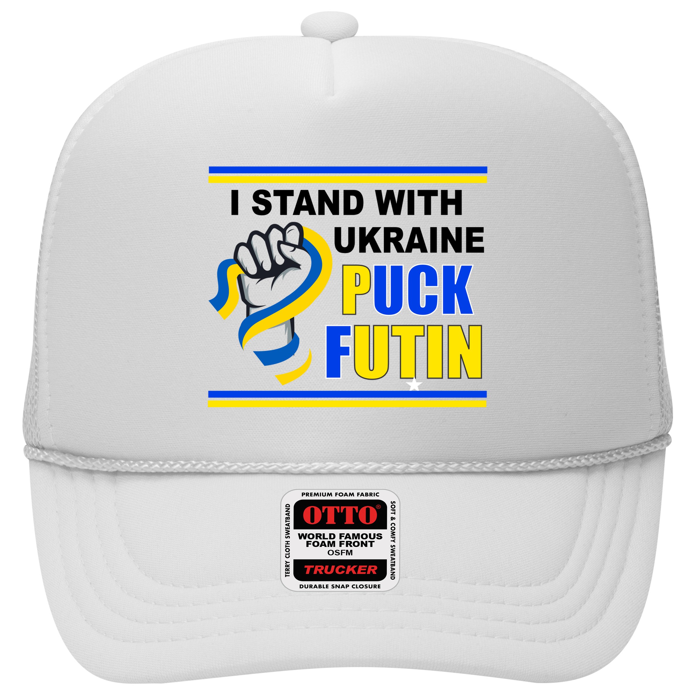 I Stand With Ukraine Puck Futin (Putin) Hat