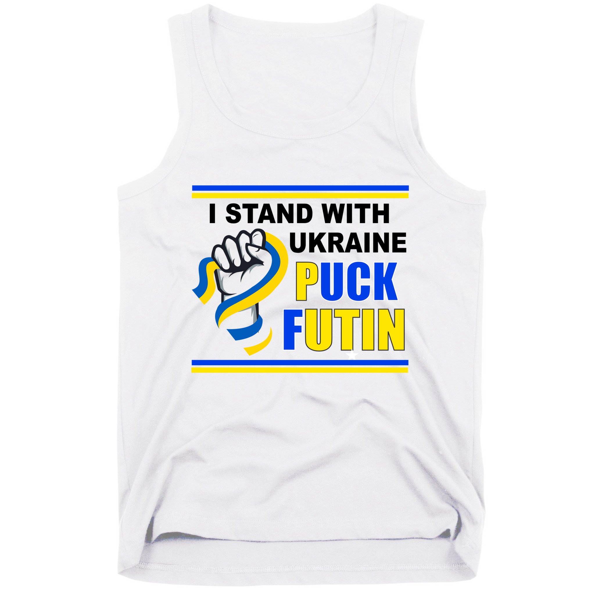 I Stand With Ukraine Puck Futin (Putin) Tank Top