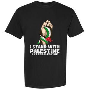 I Stand With Palestine For Their Freedom Free Palestine Garment-Dyed Heavyweight T-Shirt