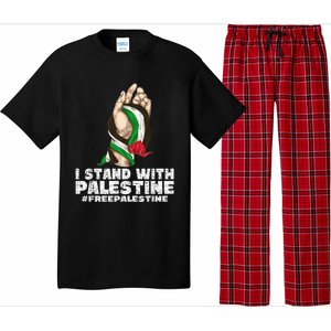 I Stand With Palestine For Their Freedom Free Palestine Pajama Set