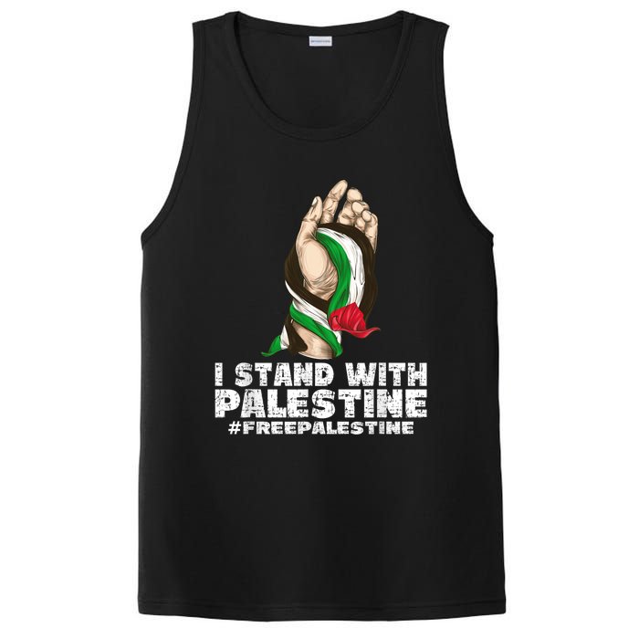 I Stand With Palestine For Their Freedom Free Palestine PosiCharge Competitor Tank