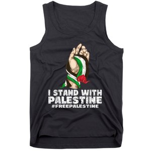 I Stand With Palestine For Their Freedom Free Palestine Tank Top