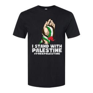 I Stand With Palestine For Their Freedom Free Palestine Softstyle CVC T-Shirt