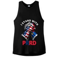 I Stand With PRRD Digong Duterte Philippine DU30 Ladies PosiCharge Tri-Blend Wicking Tank