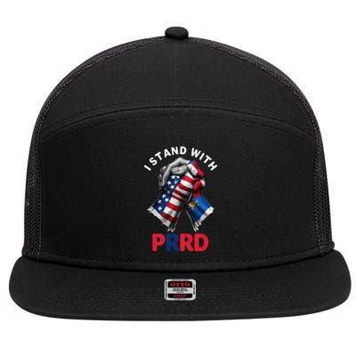 I Stand With PRRD Digong Duterte Philippine DU30 7 Panel Mesh Trucker Snapback Hat