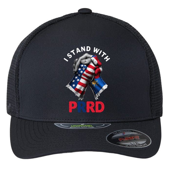 I Stand With PRRD Digong Duterte Philippine DU30 Flexfit Unipanel Trucker Cap